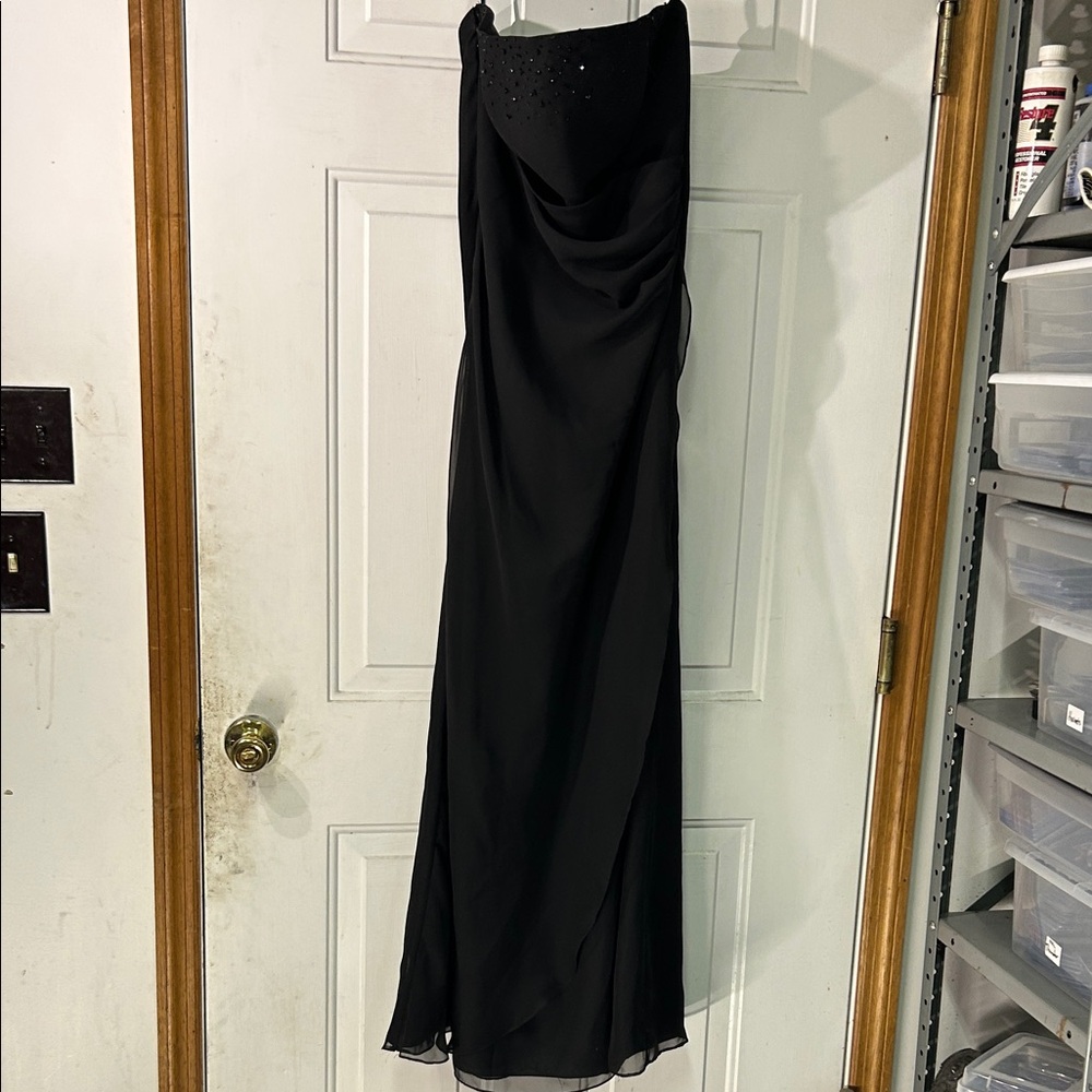 executive Collection Women’s size 14 Sophisticated Black Strapless Dress